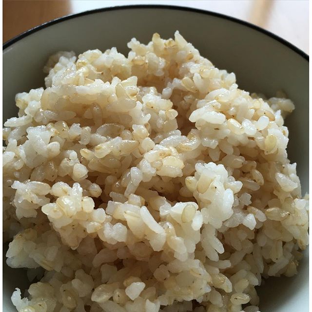 発芽玄米を作ってたいてみました。